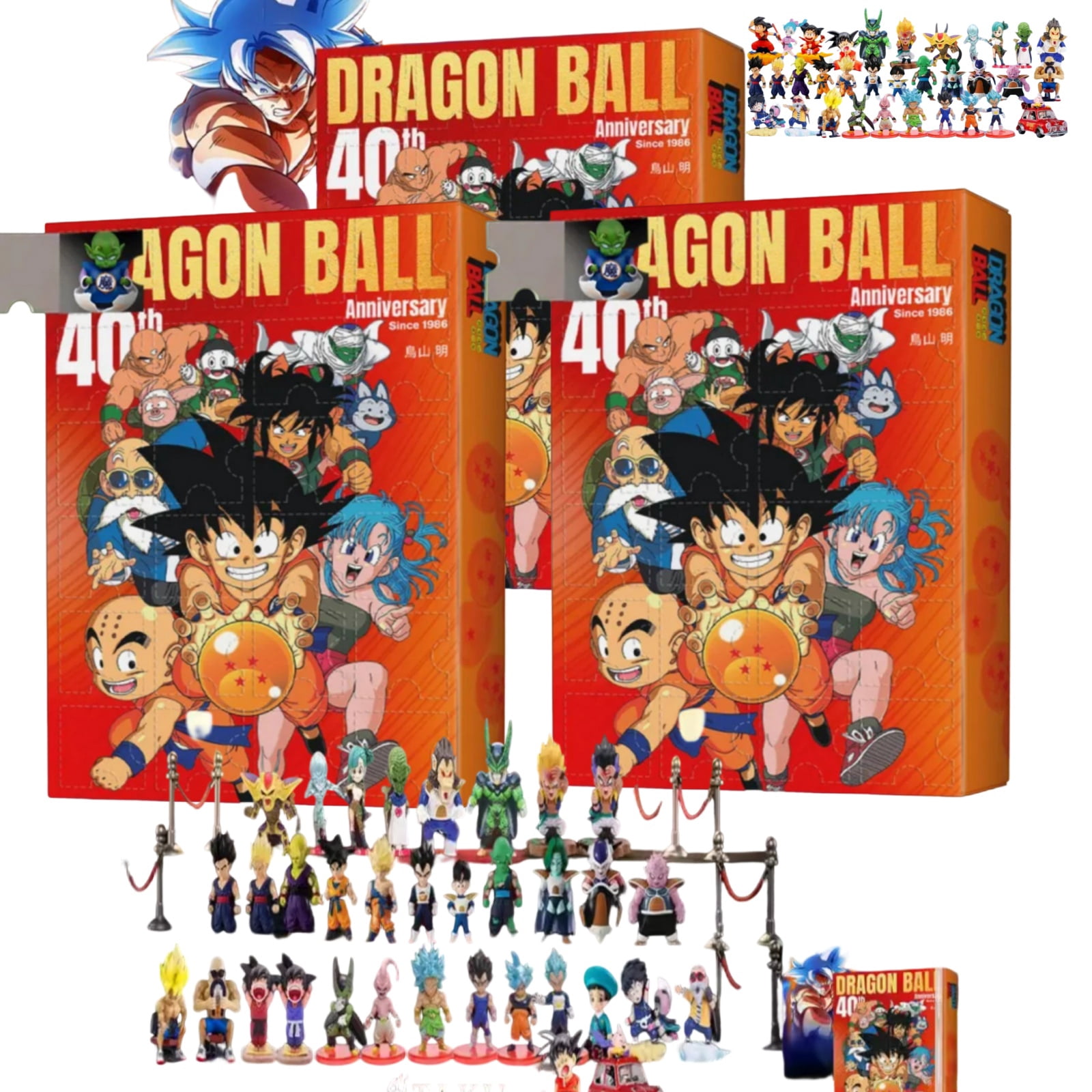 Anime Dragon Ball 40Th Anniversary Edition Christmas Advent Calendar ...