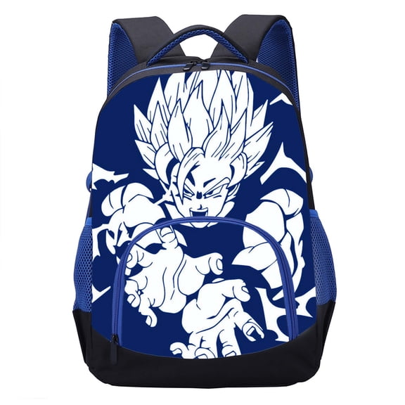 Anime Dragon Ball Backpack Cartoon Wukong Large Capacity Lightweight Travel Casual Daypack Laptop Bag Hiking Gifts 17 Inches