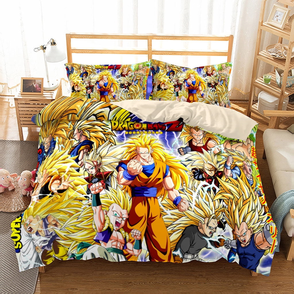 Anime Dragon Ball Z Bed Bedding Set Twin Full Queen King Size Super