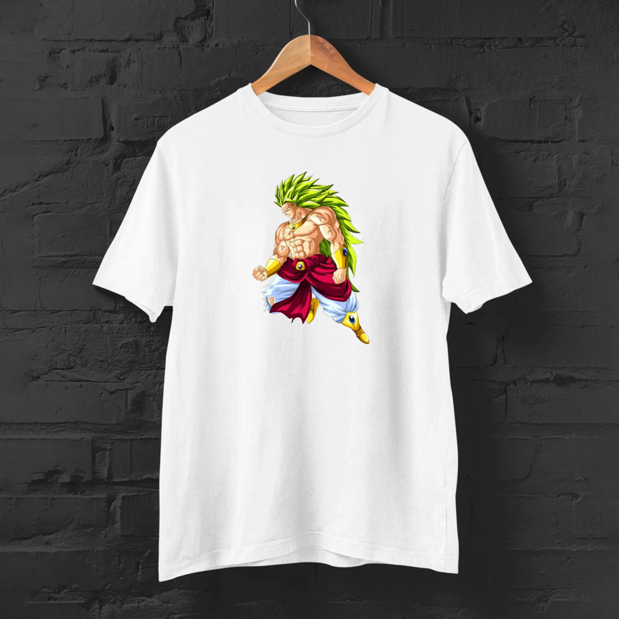 Anime Dragon Ball Z Dokkan Battle Shirt Dragon Ball Broly Superhero ...