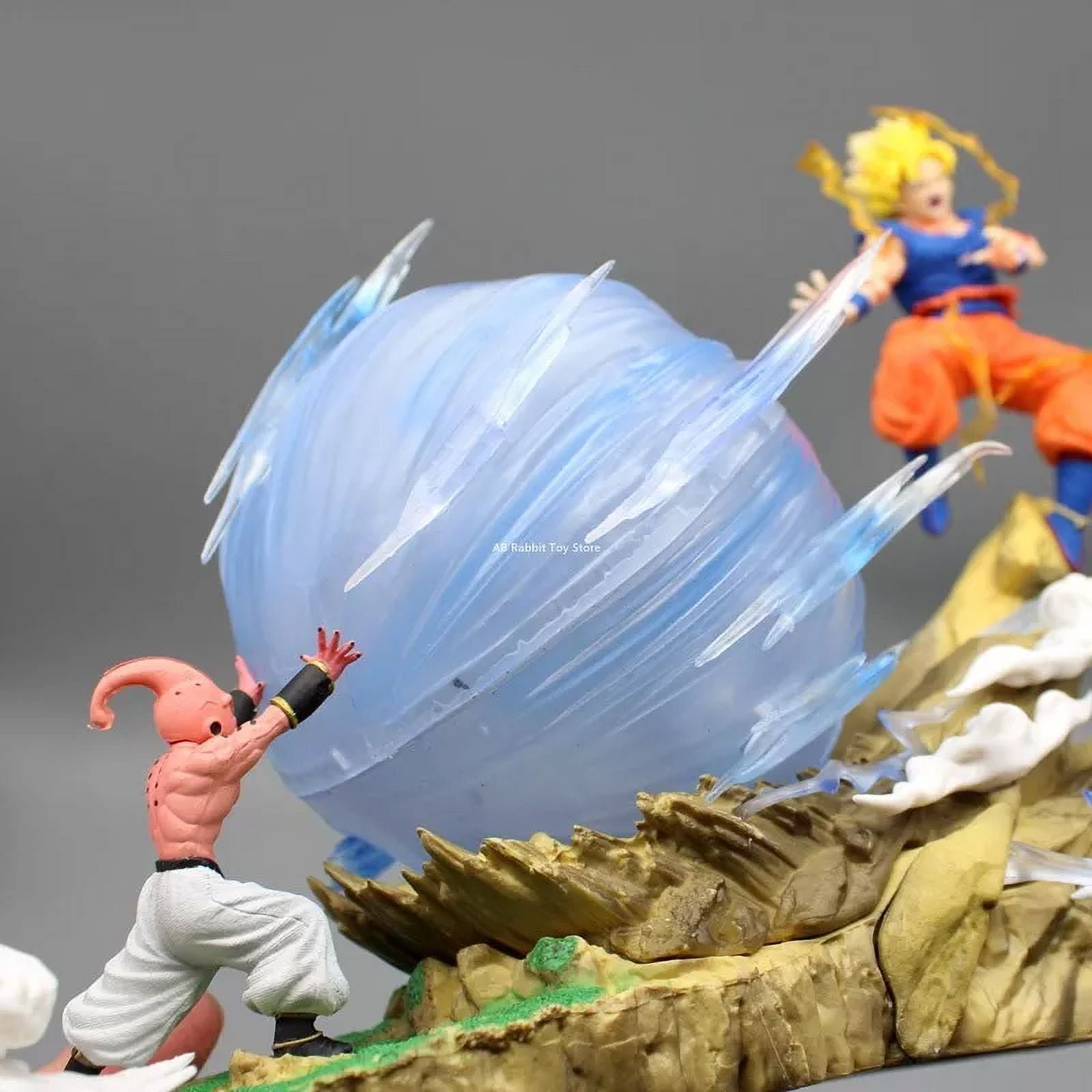 ApexComm Anime Dragon Ball Z Son Goku Vs Majin Buu Figure Gk Statue Action Toy, Collectible, 9 in