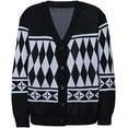 thumbnail image 1 of Anime Draken Cardigan Draken Sweater Knitted Cardigan Jacket Unisex Top Clothing, 1 of 6