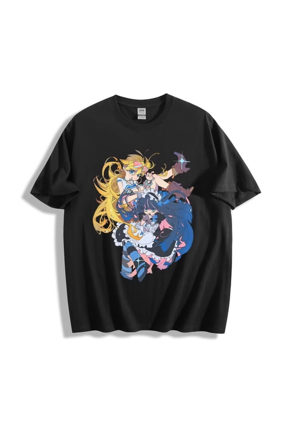 Anime Duo Action Unisex T - Shirt - Stunning Character Design Tee