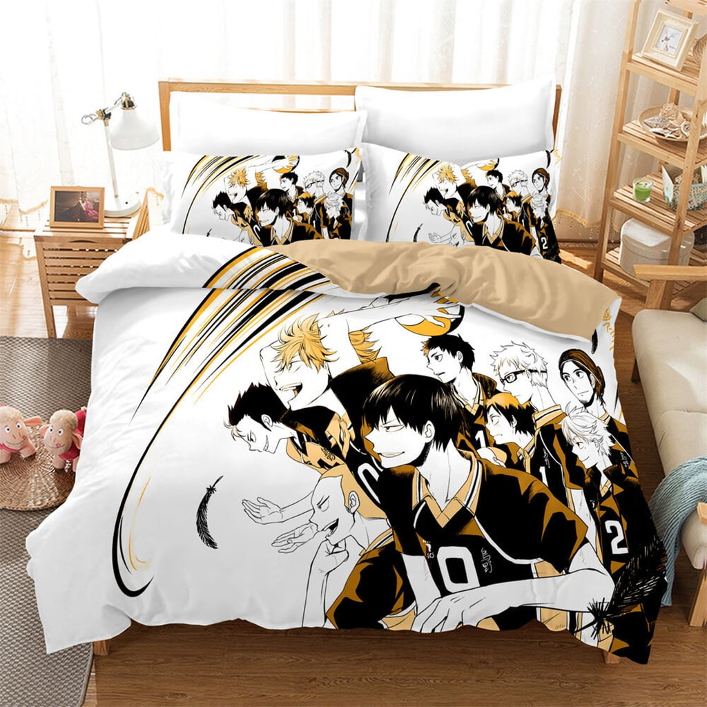 Anime Duvet Cover Set Haikyuu Bedding Sets Twin Full Queen King