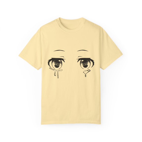 Anime Eyes Kawaii Cute Eyes Unisex Garment-Dyed T-shirt