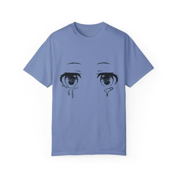Anime Eyes Kawaii Cute Eyes Unisex Garment-Dyed T-shirt