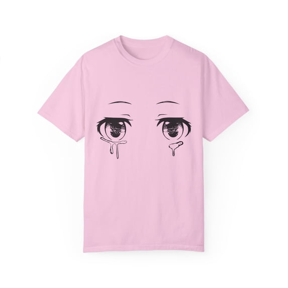 Anime Eyes Kawaii Cute Eyes Unisex Garment-Dyed T-shirt