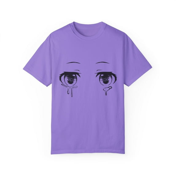 Anime Eyes Kawaii Cute Eyes Unisex Garment-Dyed T-shirt