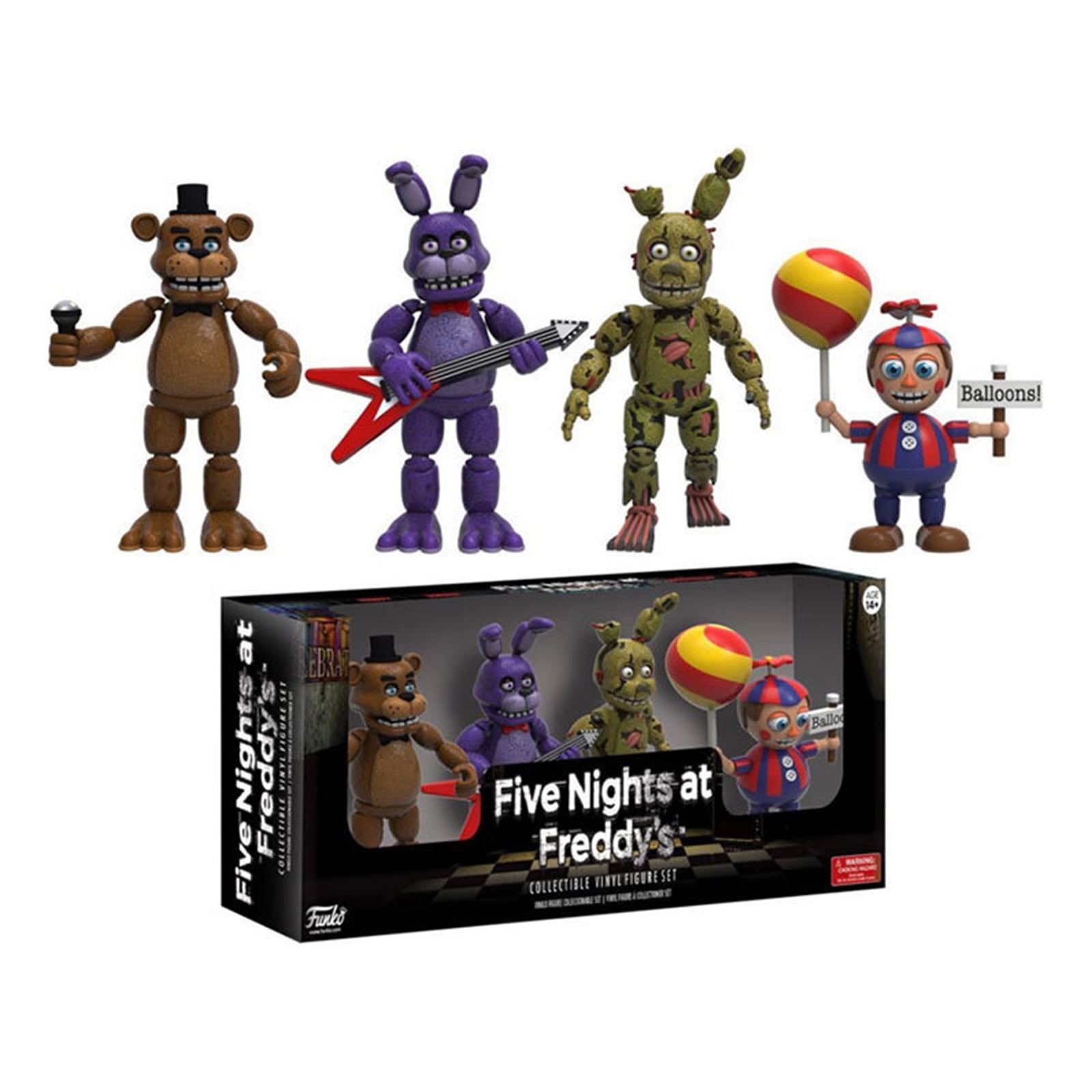 Anime Figure Assembling Toys Five Night At Freddy Fnaf Cute Bonnie Bear  2Pack 