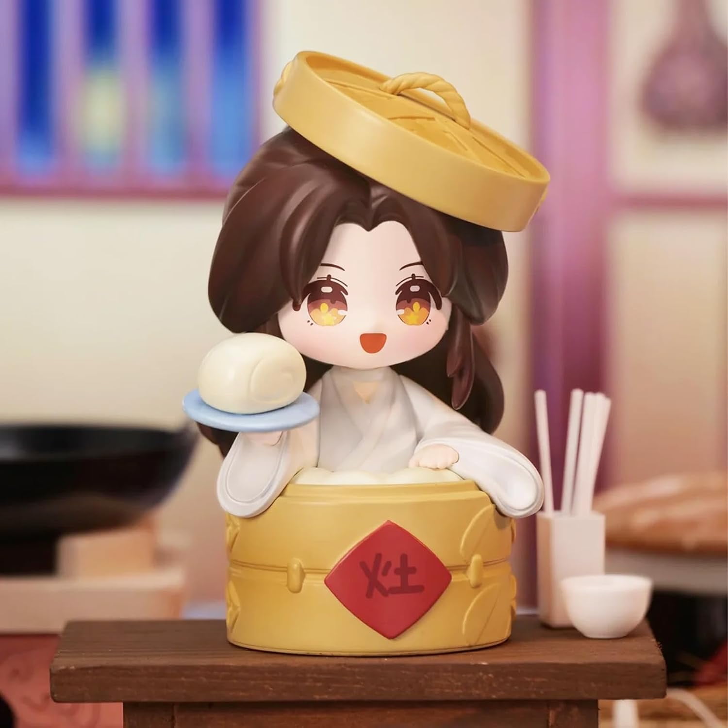 Anime Figure Blind Box, 5 inch Cute Heaven Officials Blessing Hua Cheng Xie Lian Blind Box Figure, Kawaii PVC Figurine