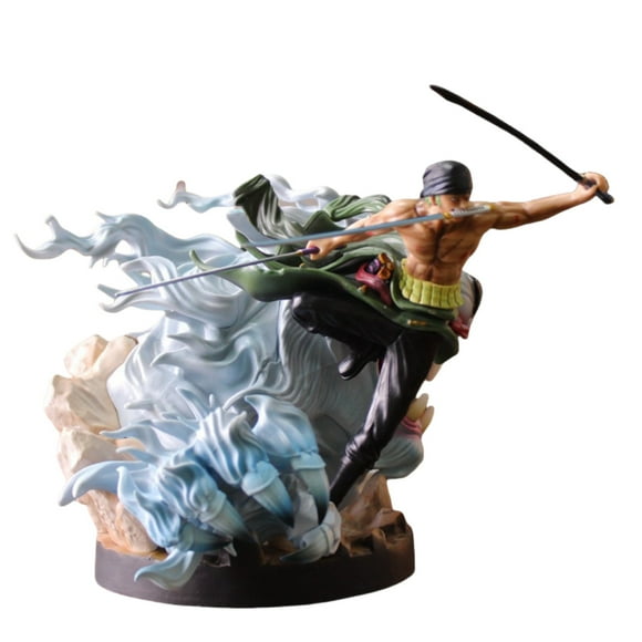 Anime Figure Roronoa Zoro Figure (Large size) 23cm/9.05inch Desk Figure Model Doll Anime Figures
