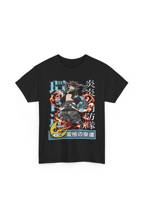 Anime Fire Force T-shirt, Tamaki Kotatsu Tee, Skitaru Shonen Firefighters Shirt