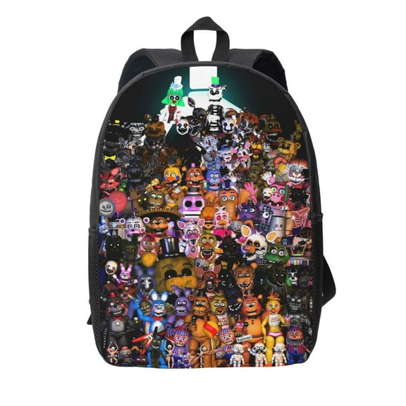 Anime Five Nights At Freddy'S Backpack Unisex Bookbag Rucksack Printing Shoulder Bag Back To School Bag Travel Hiking Daypack
