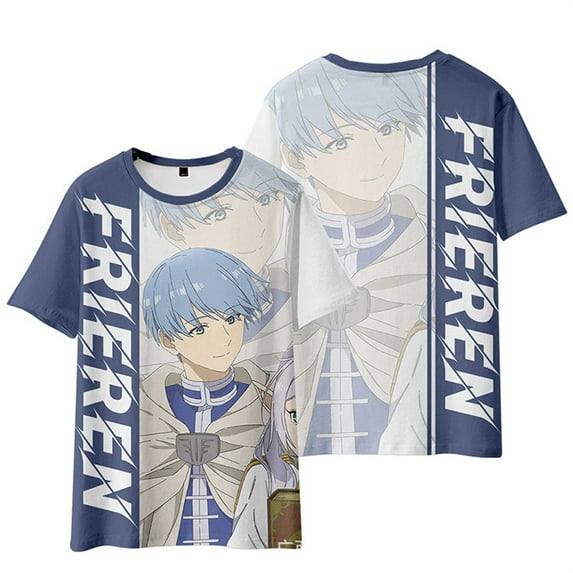 Anime Frieren Beyond Journeys End 3D Printed T Shirt - Unisex Casual Streetwear for Summer