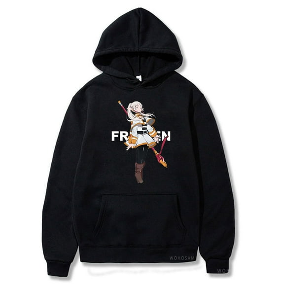 Anime Frieren Hoodie Unisex Fren Hoody Long Sleeve Pullover Casual Sweatshirts Beyond Journey's End Merch Cosplay