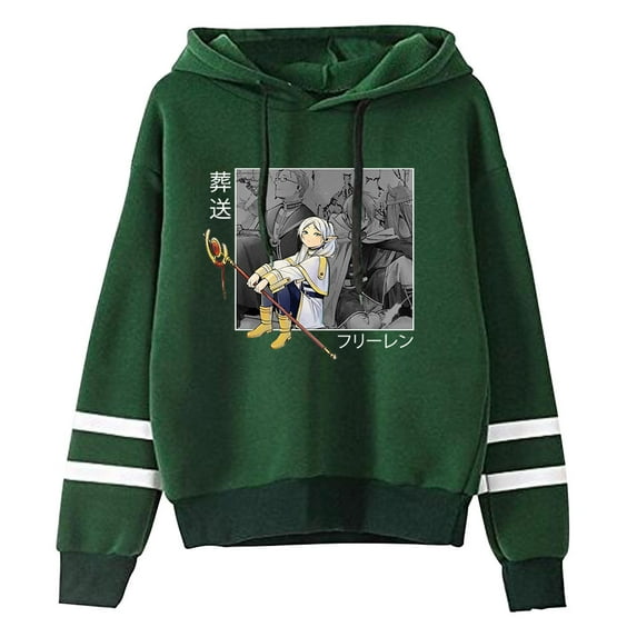 Anime Frieren Hoodie Unisex Harajuku Pullover Long Sleeve Casual Sweatshirt