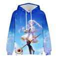thumbnail image 1 of Anime Frieren Logo Hoodies 3D Print Merch Pullovers Cosplay Unisex Fashion Long Sleeve Sweatshirts, 1 of 7