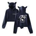 thumbnail image 1 of Anime Frieren Logo Pullover Female Cat Ears Hoodie Long Sleeve Top Women's Clothes, 1 of 6