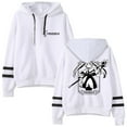 thumbnail image 1 of Anime Frieren Logo Pullover Hoodies Pocketless Parallel Bars Sleeve Streetwear Sweatshirts, 1 of 6
