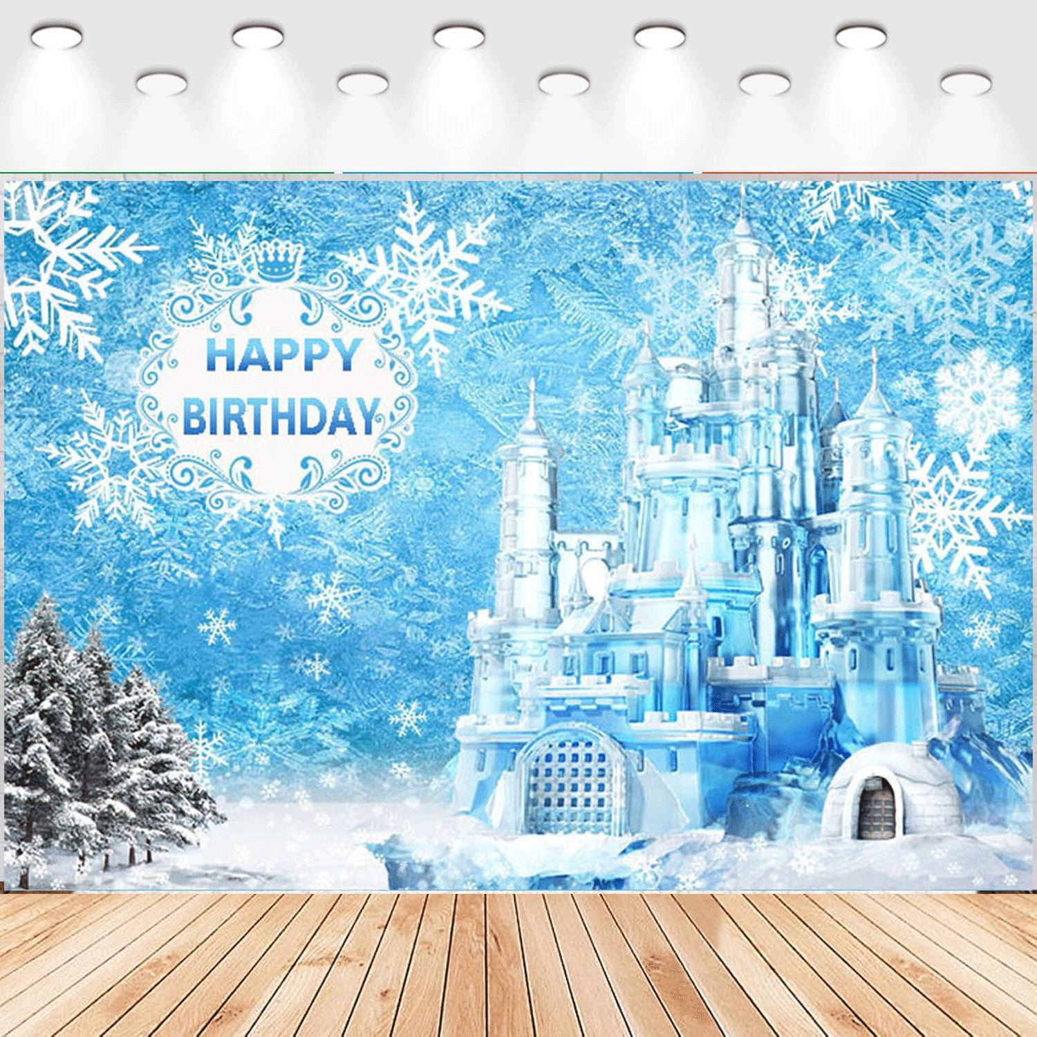Anime Frozen 5 X3ft Cartoon Birthday Party Decorations Supplies, Masks