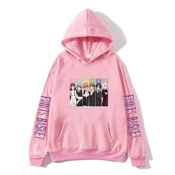 Anime Fruits Basket New Logo Pullover Hoodies Merch Men Women Fashion Long Sleeve Hooded Sweatshirt