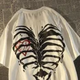 thumbnail image 1 of Anime Funny Female T-shirt Oversize Gothic Bear Cotton Short Sleeved T-shirt Women Y2k Top Clothes Graphic Tee TShirt Streetwear, 1 of 6