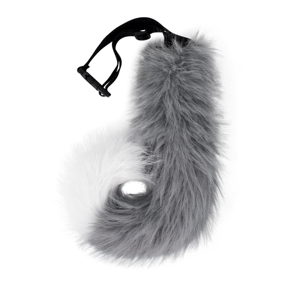 Anime Furry Dog Fox Tail Costume Accessory,Halloween Flexible Plush Fursuit Animal Theme Dog Fox Wolf Tails Outfit