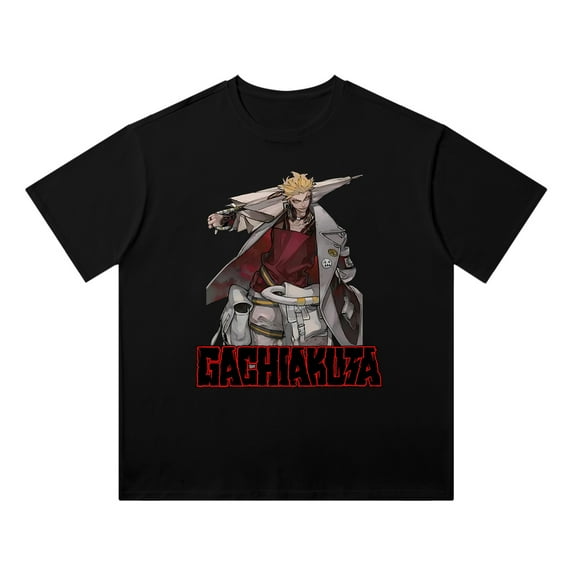 Anime GACHIAKUTA merch T-shirt Round neck loose cotton short sleeve tops