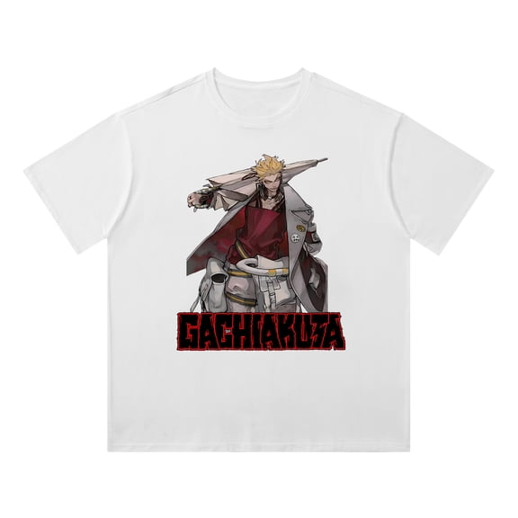 Anime GACHIAKUTA merch T-shirt Round neck loose cotton short sleeve tops