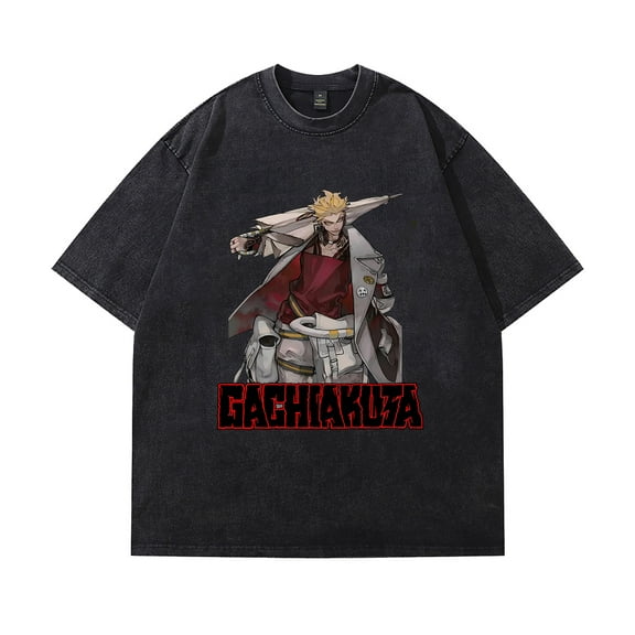Anime GACHIAKUTA short-sleeved T-shirt men and women alike round neck loose tops
