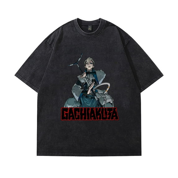 Anime GACHIAKUTA short-sleeved T-shirt men and women alike round neck loose tops