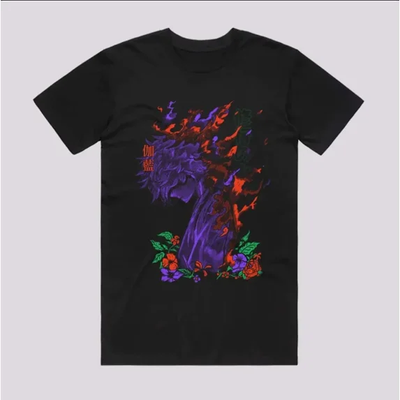 Anime Gabimaru The Hollow Japanese Style Black T-Shirt Size S-5XL ...