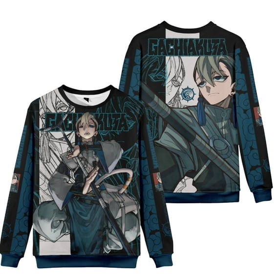 Anime Gachiakuta Sweatshirt Men's and Women's Round Neck Pullover Long Sleeve Shirt