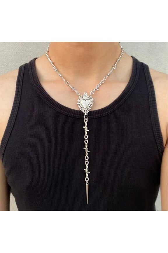 Anime Game Earring Dagger Necklace Anime Cosplay Jewelry Gift for Women