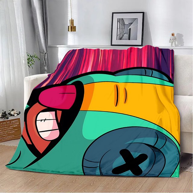 Anime Games Printed Blanket Picnic Blankets Warm Blanket Soft and B