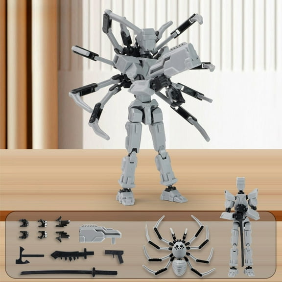 Anime Garage Kit Model Movable Joint Figure DIY Assembly Collectible Toy for Display and Customization