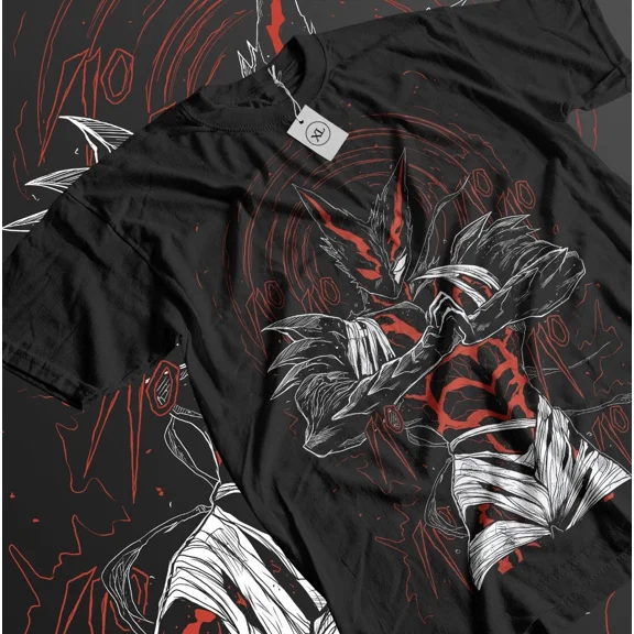 Anime Garou One Punch Man Villain God Mode Black T-Shirt, Gift For Friends
