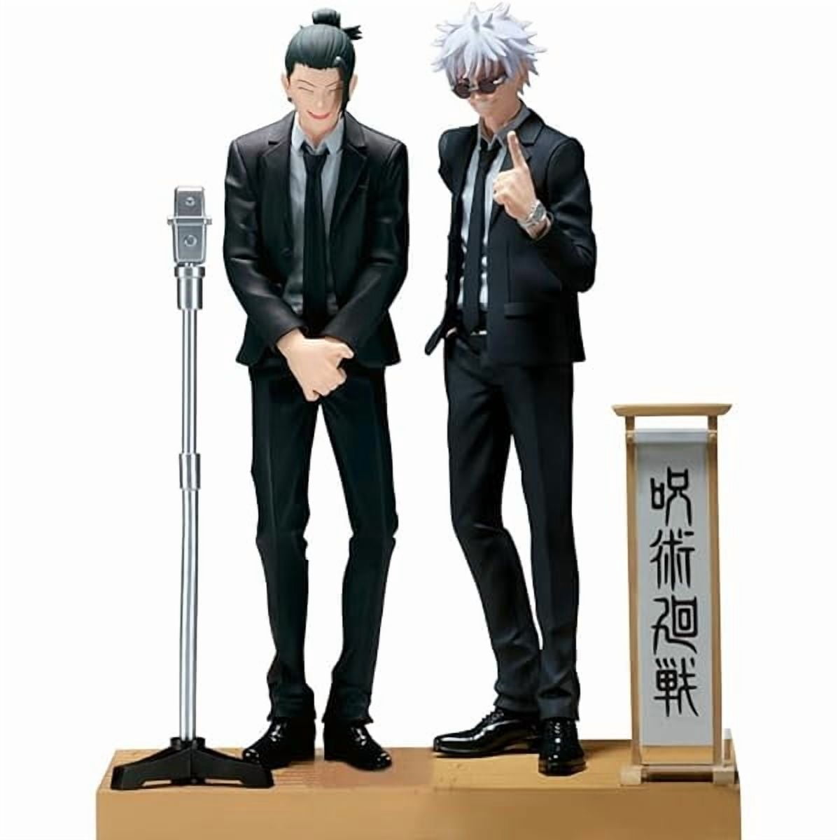 Anime Geto Suguru Figure PVC Collection Model Standing Posture Action Figure JJK Geto Statue (Suit Ver.) 5.9 Inch Gifts for Birthdays Halloween Christmas