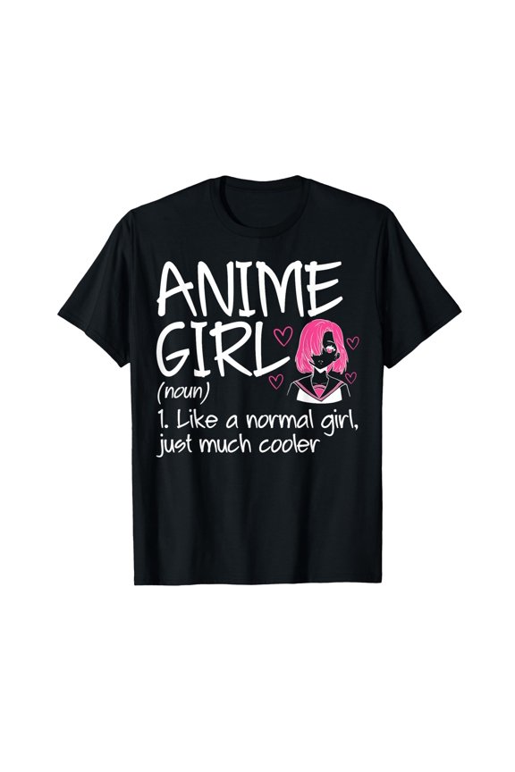 Anime Girl Definition Anime Lovers Merch T-Shirt Small