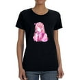 thumbnail image 1 of Anime Girl Shy W Heart T-Shirt Women -Image by Shutterstock, Female Medium, 1 of 4