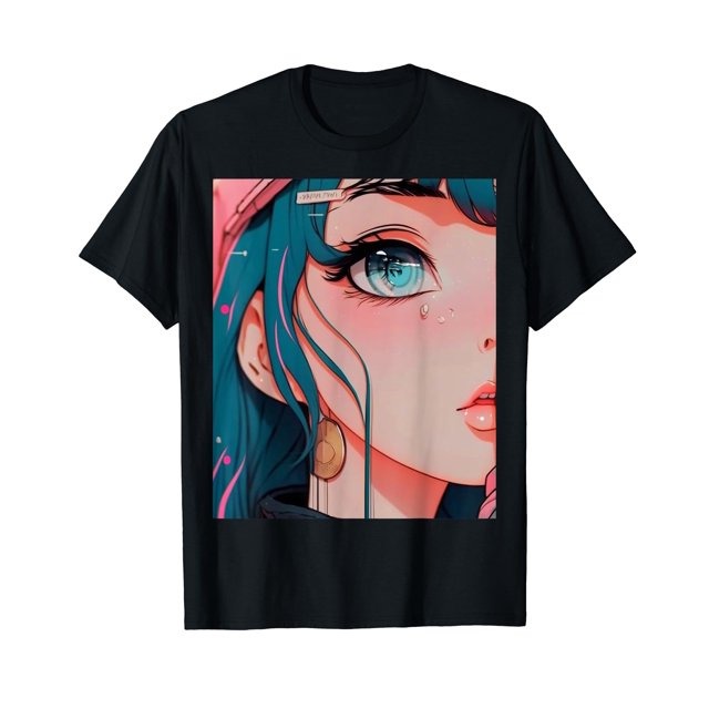 Anime Girl Vaporwave Egirl Aesthetic Japanese Otaku T-Shirt - Walmart.com