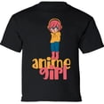 thumbnail image 1 of Anime Girl Youth T-Shirt Animated Japanese - XS S M L XL Graphic Tee - Funny Humor Shirt Short Sleeve Boys Girls, 1 of 2