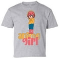 thumbnail image 1 of Anime Girl Youth T-Shirt Animated Japanese - XS S M L XL Graphic Tee - Funny Humor Shirt Short Sleeve Boys Girls, 1 of 2