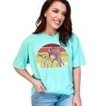 thumbnail image 1 of Anime Girl with Pink Hair Holding Sword, Chalky Mint Comfort Colors T-Shirt, XL, 1 of 3