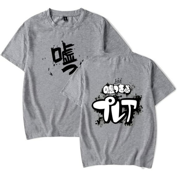 Anime Girls Band Cry Awa no Usotsuki T-shirt Women's men's retro casual summer round neck short sleeved T-shirt