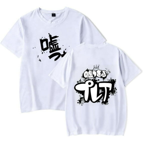 Anime Girls Band Cry Awa no Usotsuki T-shirt Women's men's retro casual summer round neck short sleeved T-shirt