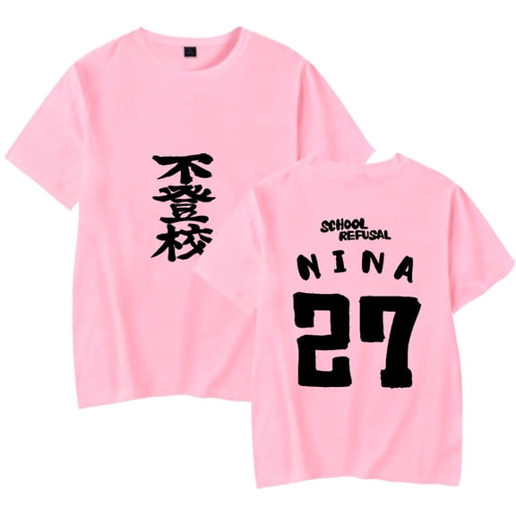 Anime Girls Band Cry Men/Women T-Shirt Summer Streetwear Harajuku Tshirt Shirt Short Sleeve