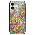 Anime Go Eevee Evolutions Case for iPhone 16/16 Pro/16 Plus/16 Pro Max