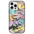 Anime Go Eevee Evolutions Case for iPhone 16/16 Pro/16 Plus/16 Pro Max