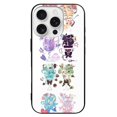 Anime Go Eevee Evolutions Case for iPhone 16/16 Pro/16 Plus/16 Pro Max